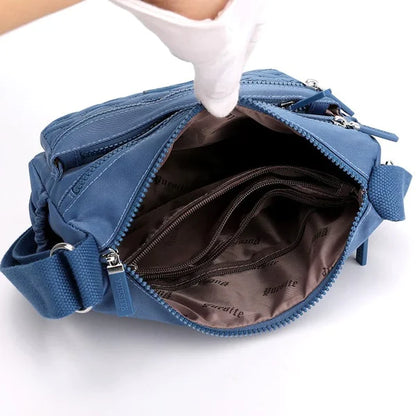 Eveloria Damen Umhängetasche Leder