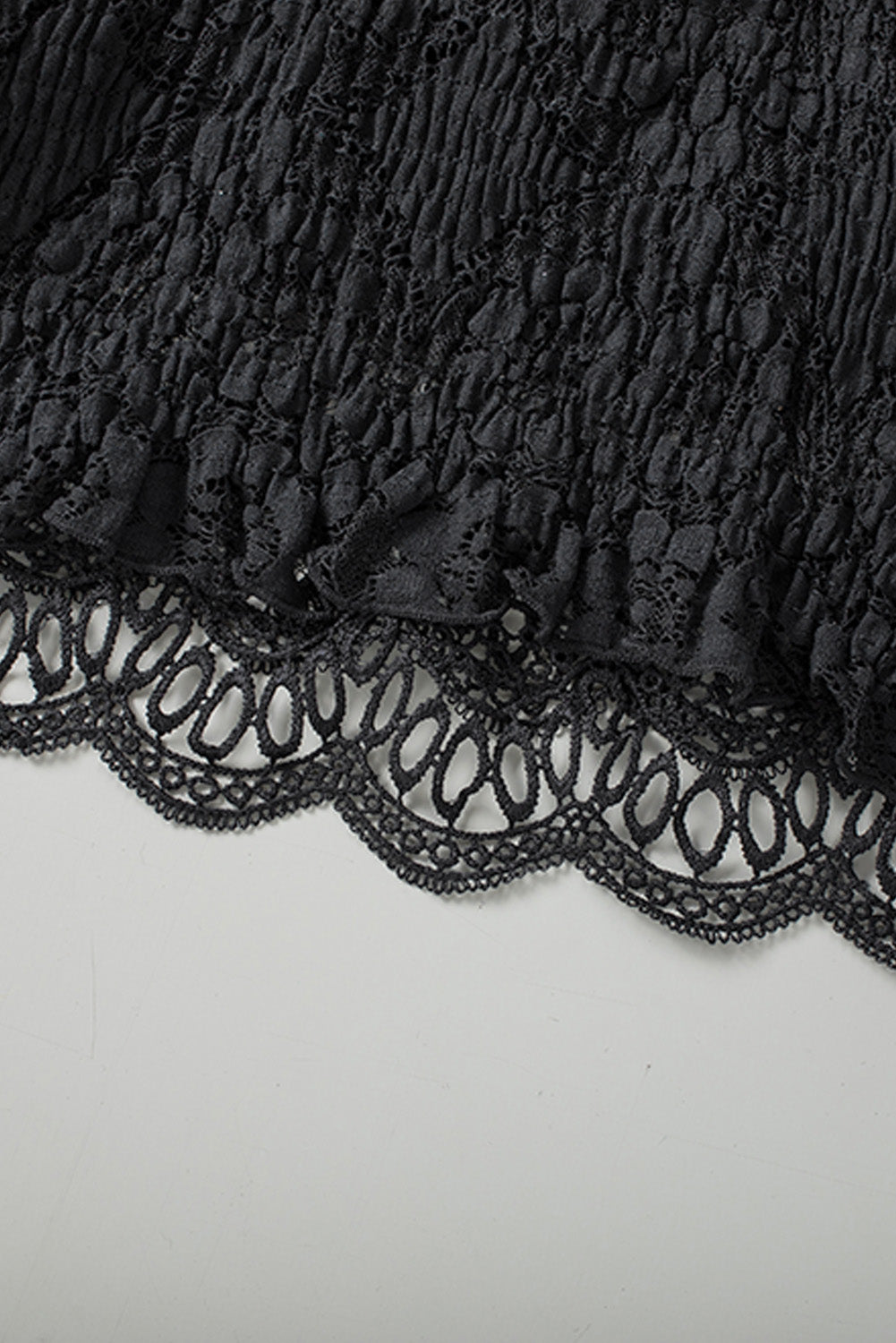 Damen Spitzen-Cami V-Ausschnitt Cropped