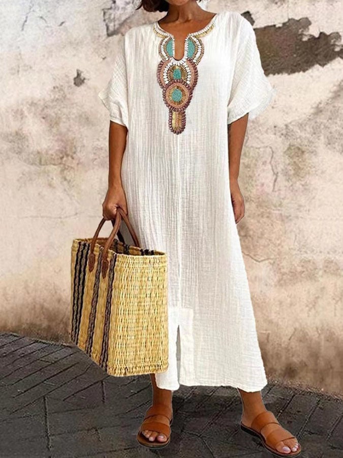 Eveloria Damen Kaftan-Kleid - Eveloria