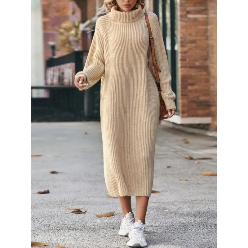 Eveloria Damen Strickkleid Bequem - Eveloria