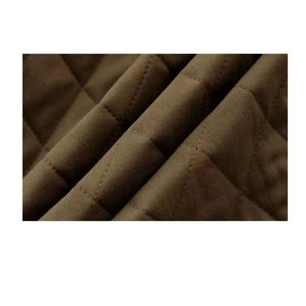 Damen Steppjacke Knopfleiste Taschen Noemi