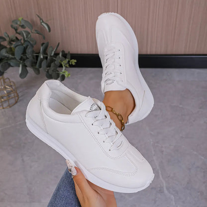 Damen Sneaker Weiß Bequem
