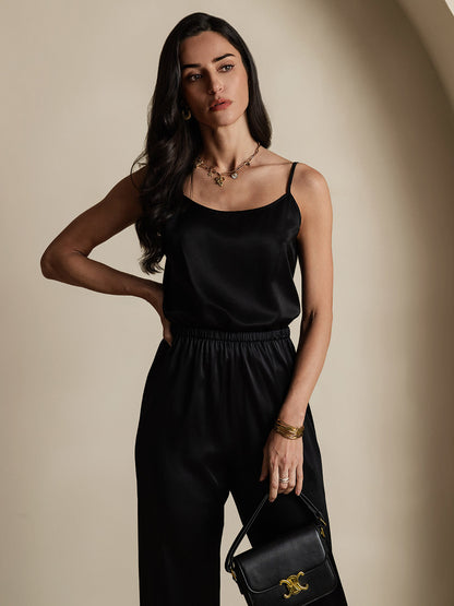 Eveloria Damen Seiden-Camisole Spaghettiträger