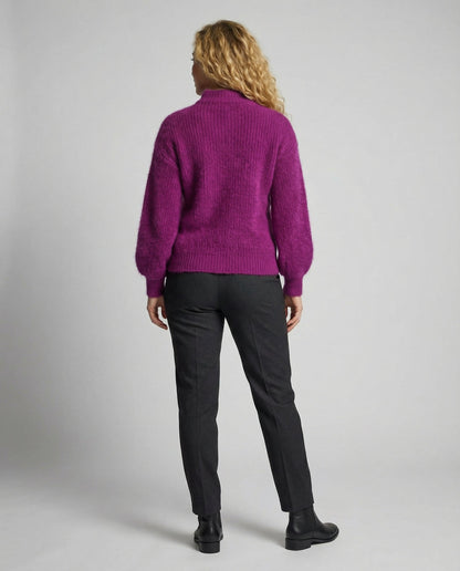 Damen Angora Pullover Vintage Look