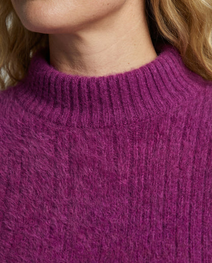 Damen Angora Pullover Vintage Look