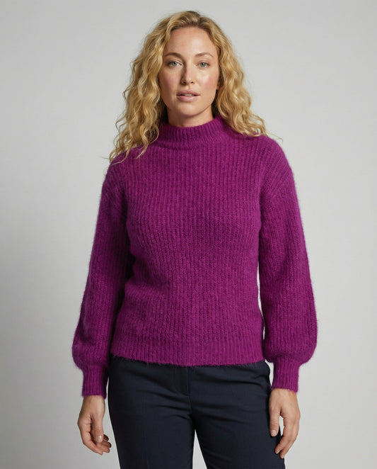 Damen Angora Pullover Vintage Look - Eveloria