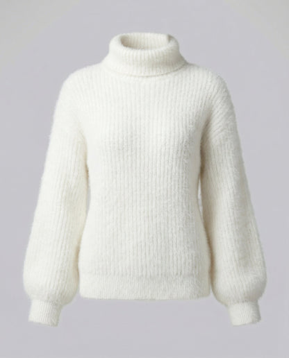 Damen Angora Pullover Vintage Look