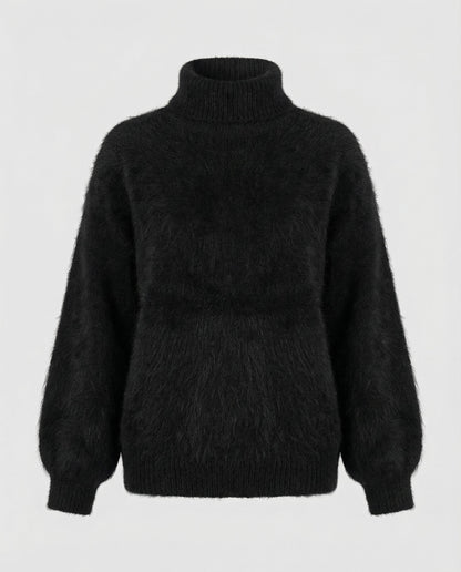 Damen Angora Pullover Vintage Look