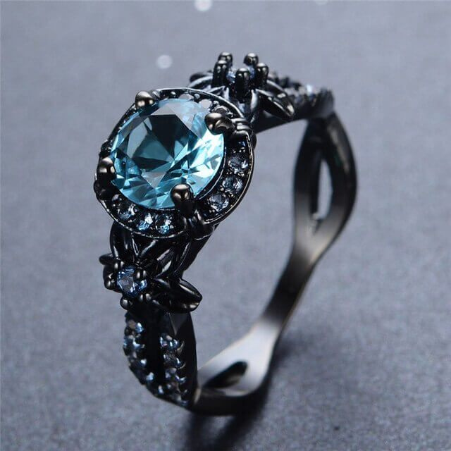 Damen Ring Zirkonia Edelsteine Silber