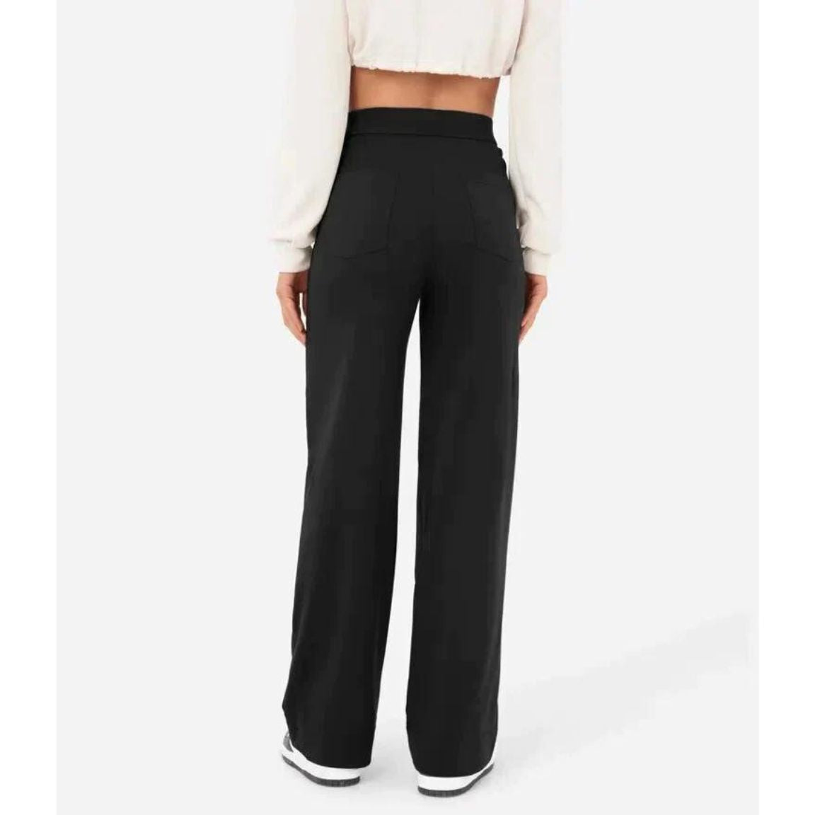 Elastische Damenhoose Hohe Taille Stretch