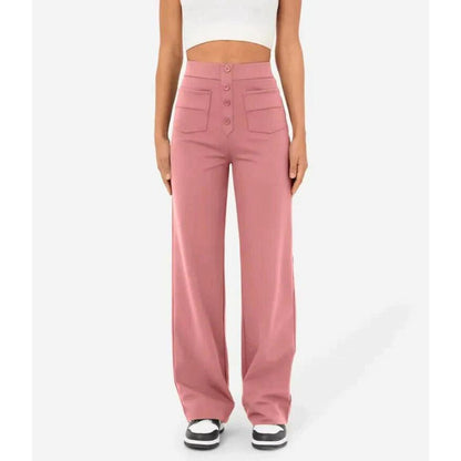 Elastische Damenhoose Hohe Taille Stretch