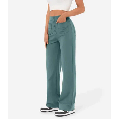 Elastische Damenhoose Hohe Taille Stretch - Eveloria