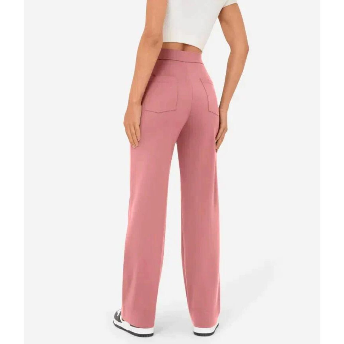 Elastische Damenhoose Hohe Taille Stretch