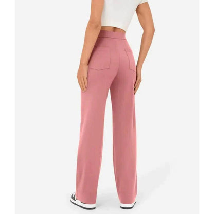 Elastische Damenhoose Hohe Taille Stretch