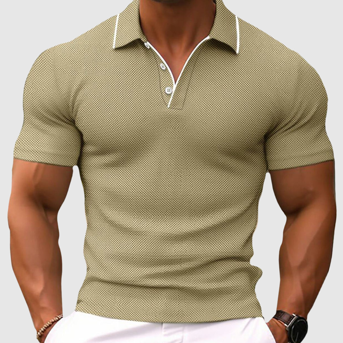 Herren Golf Polo Kurzarm-Shirt - Eveloria