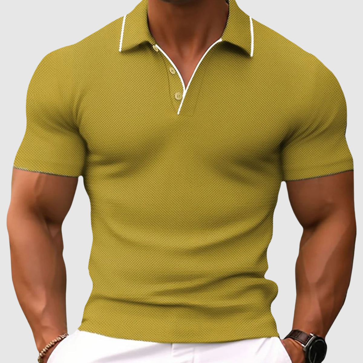 Herren Golf Polo Kurzarm-Shirt