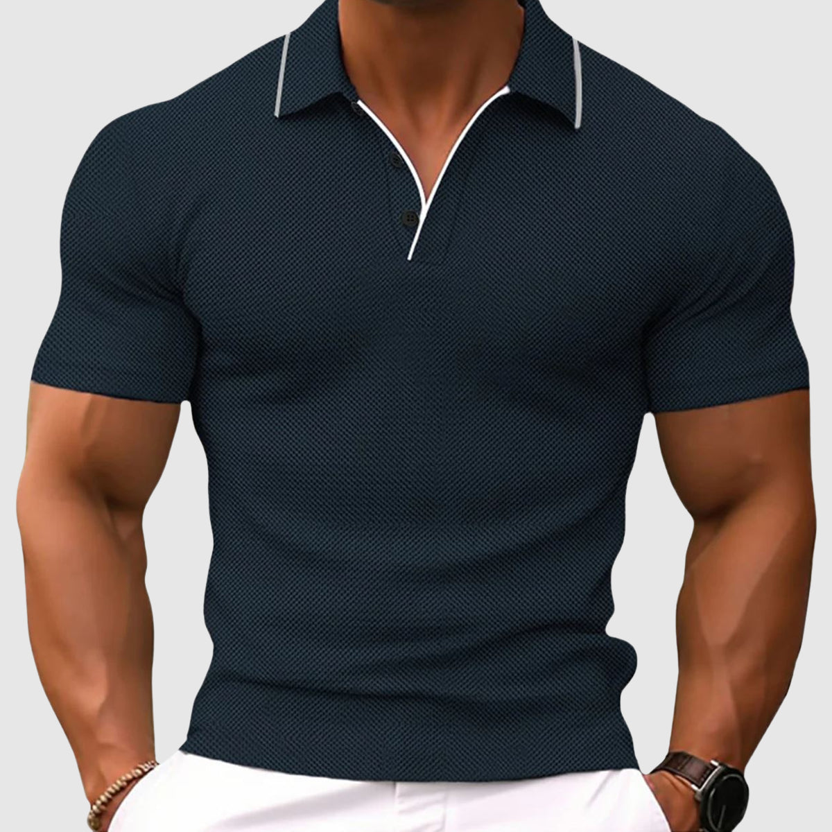 Herren Golf Polo Kurzarm-Shirt