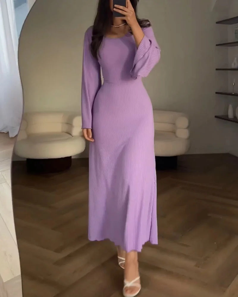 Eveloria Damen Halblanges Elegantkleid - Eveloria