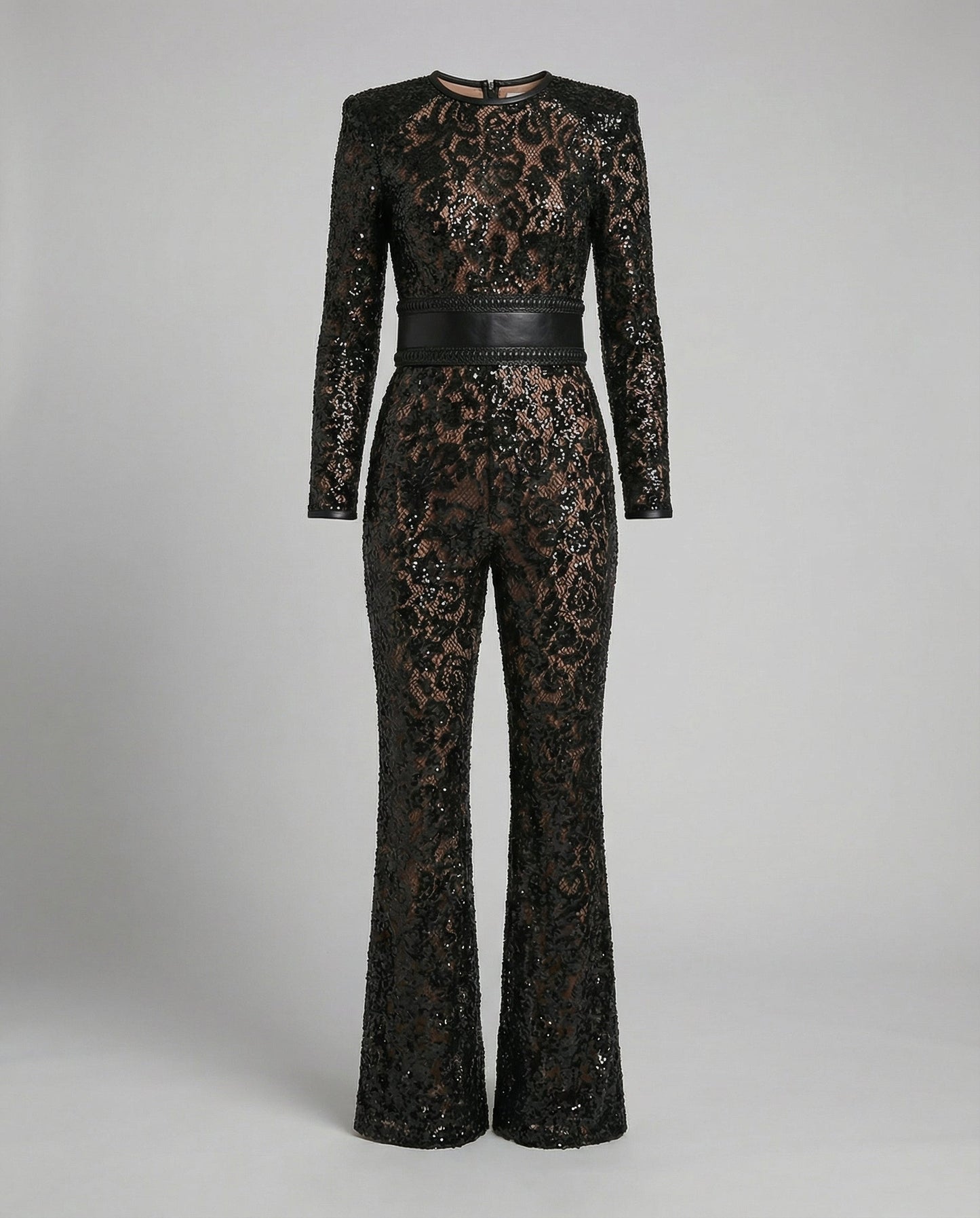 Eveloria Damen Spitzen-Overall