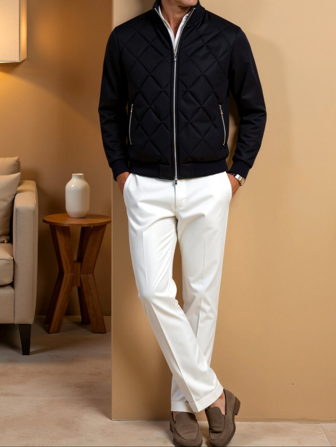 Alessandro Herren Steppjacke Klassisch