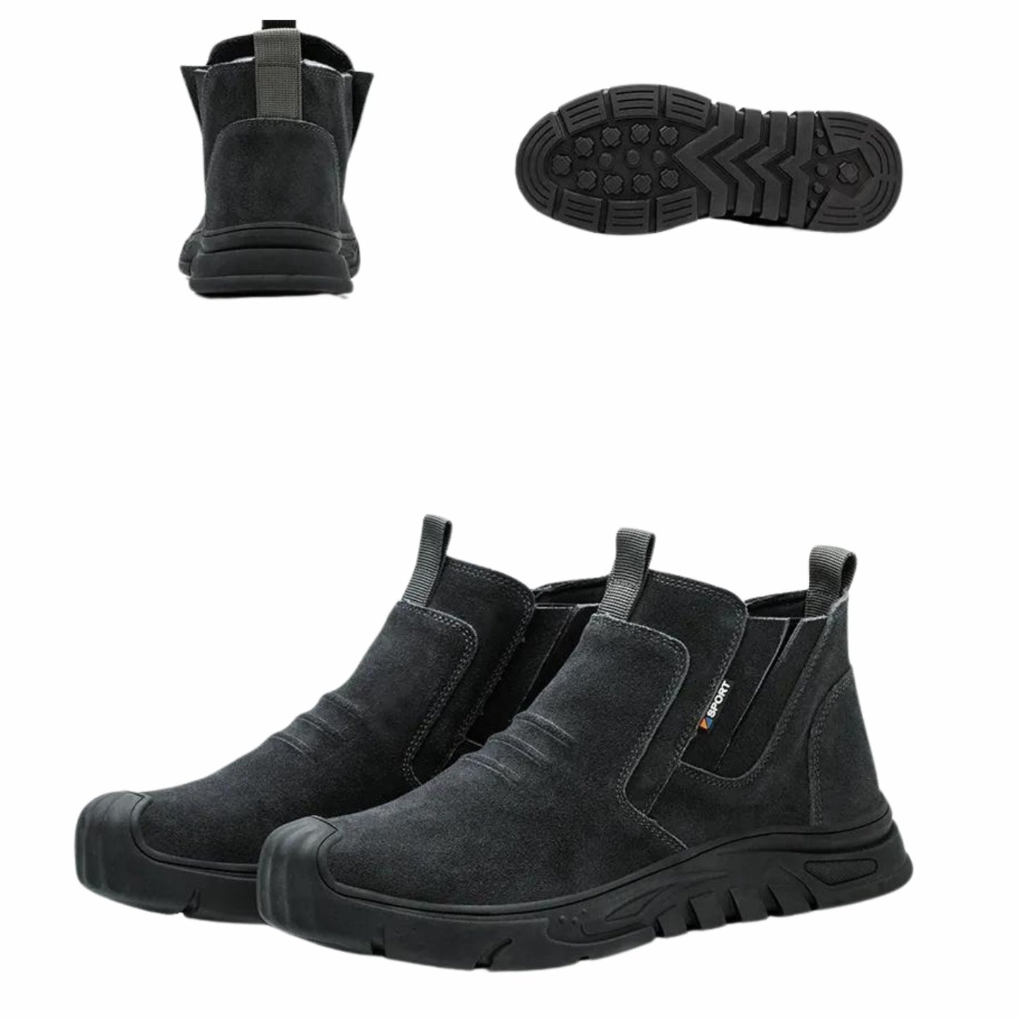 Arbeitsstiefel – rutschfest – Slipper – Stiefeletten – Herrenstiefel-Chaps Herrenmode