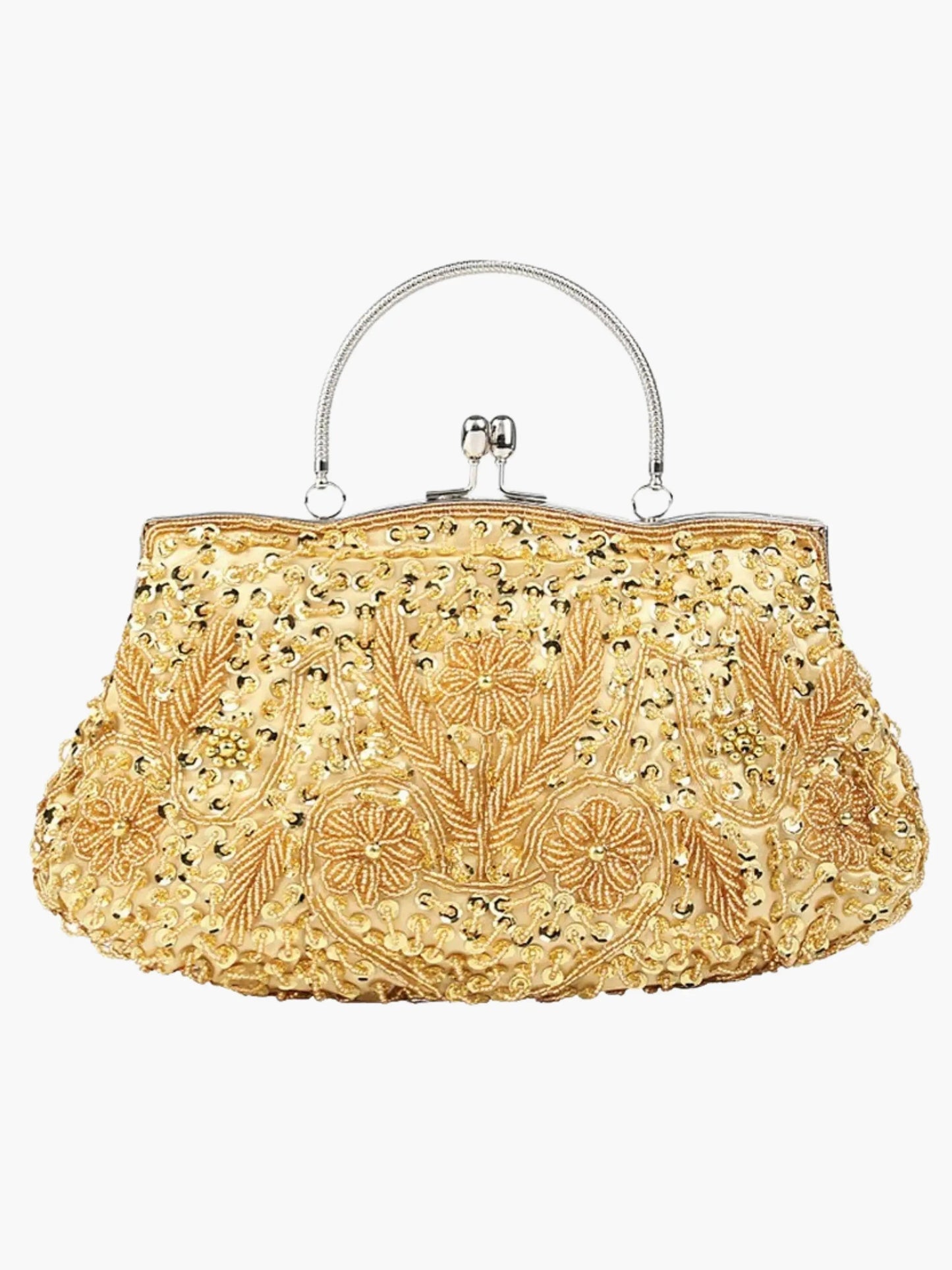 Adina Damen Handtasche Bestickt Vintage Stil