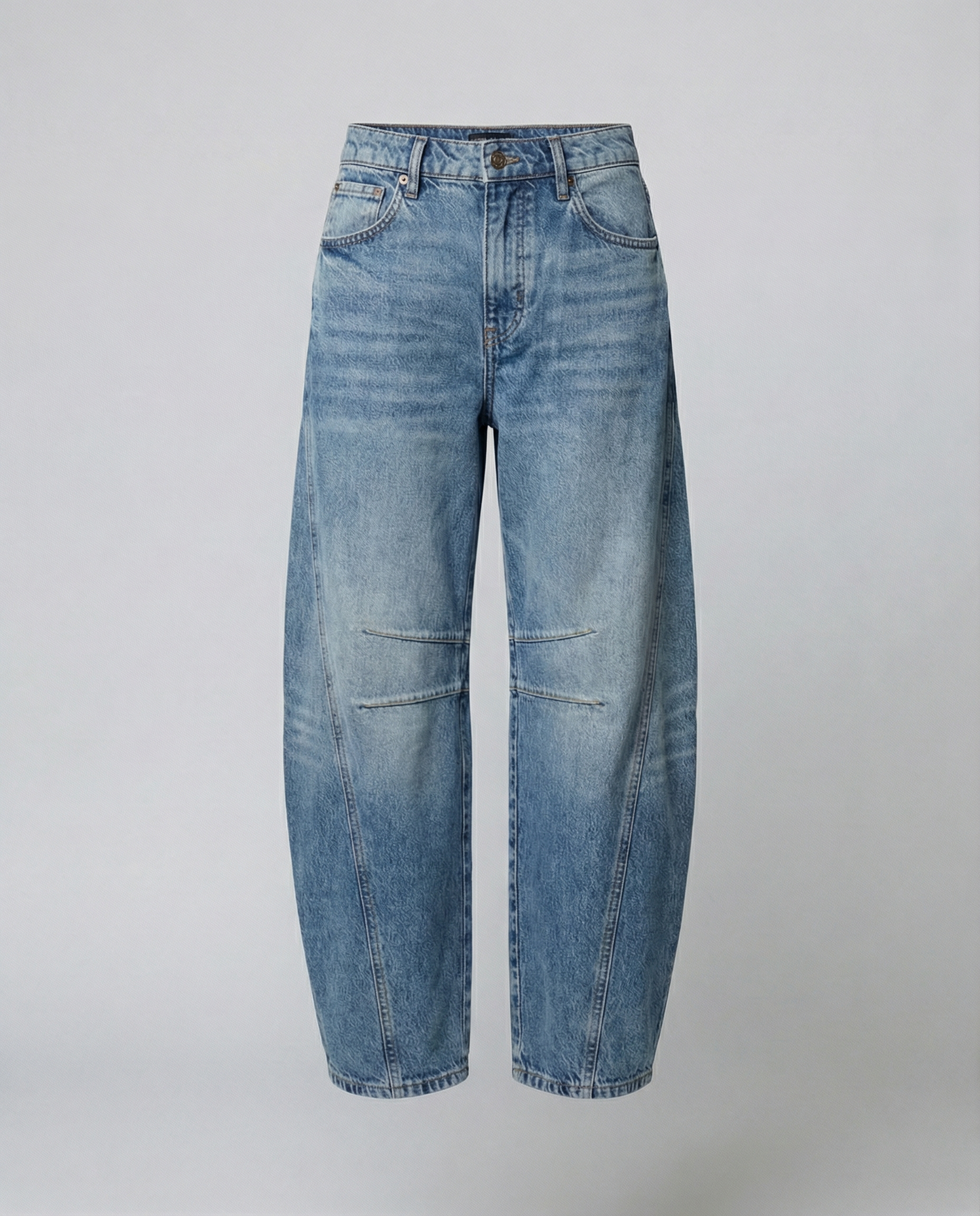 Damen Barrel Jeans Trendstil