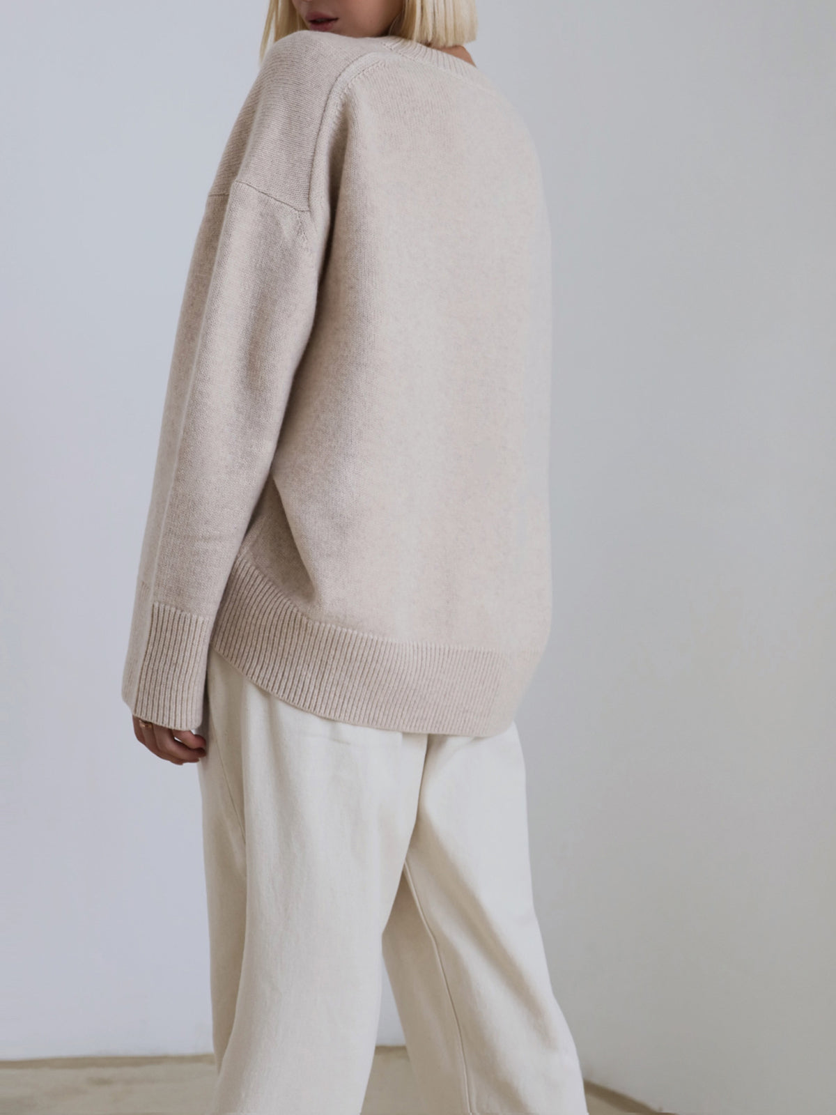 Damen Oversized Winterpullover
