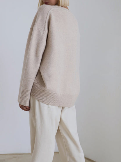 Damen Oversized Winterpullover