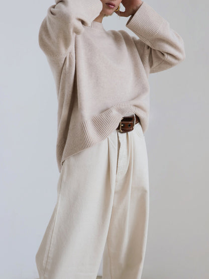 Damen Oversized Winterpullover