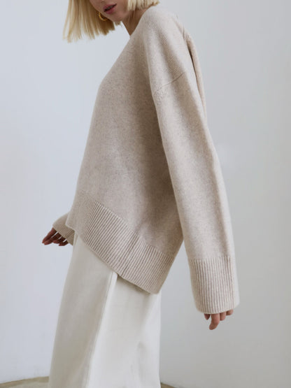 Damen Oversized Winterpullover