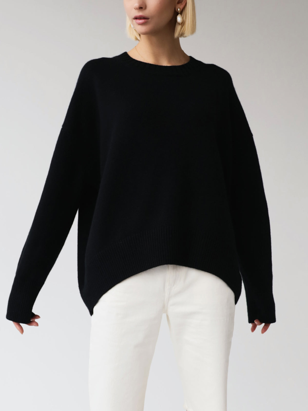 Damen Oversized Winterpullover