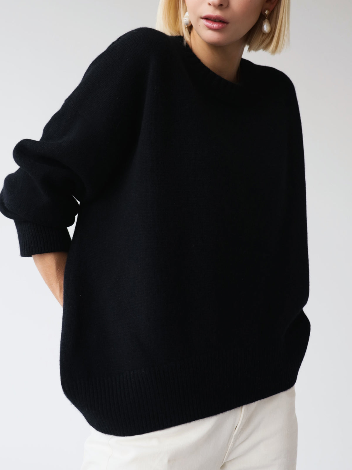 Damen Oversized Winterpullover