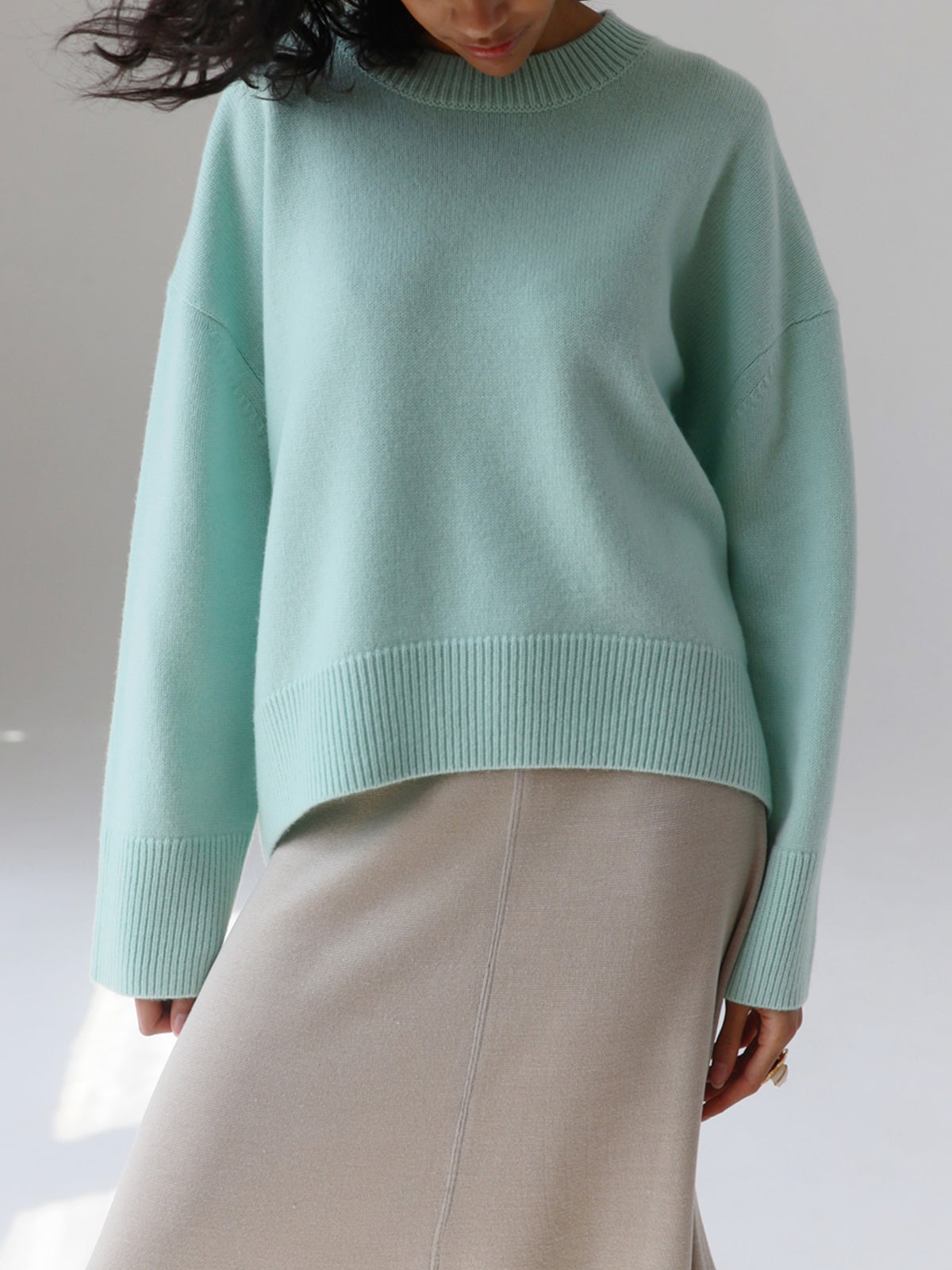 Damen Oversized Winterpullover