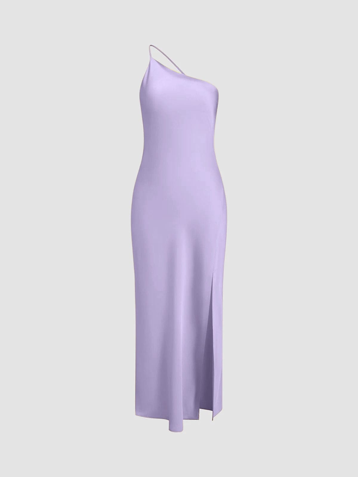 Elegantes Damen Satinkleid Rückenfrei Hochzeit Party