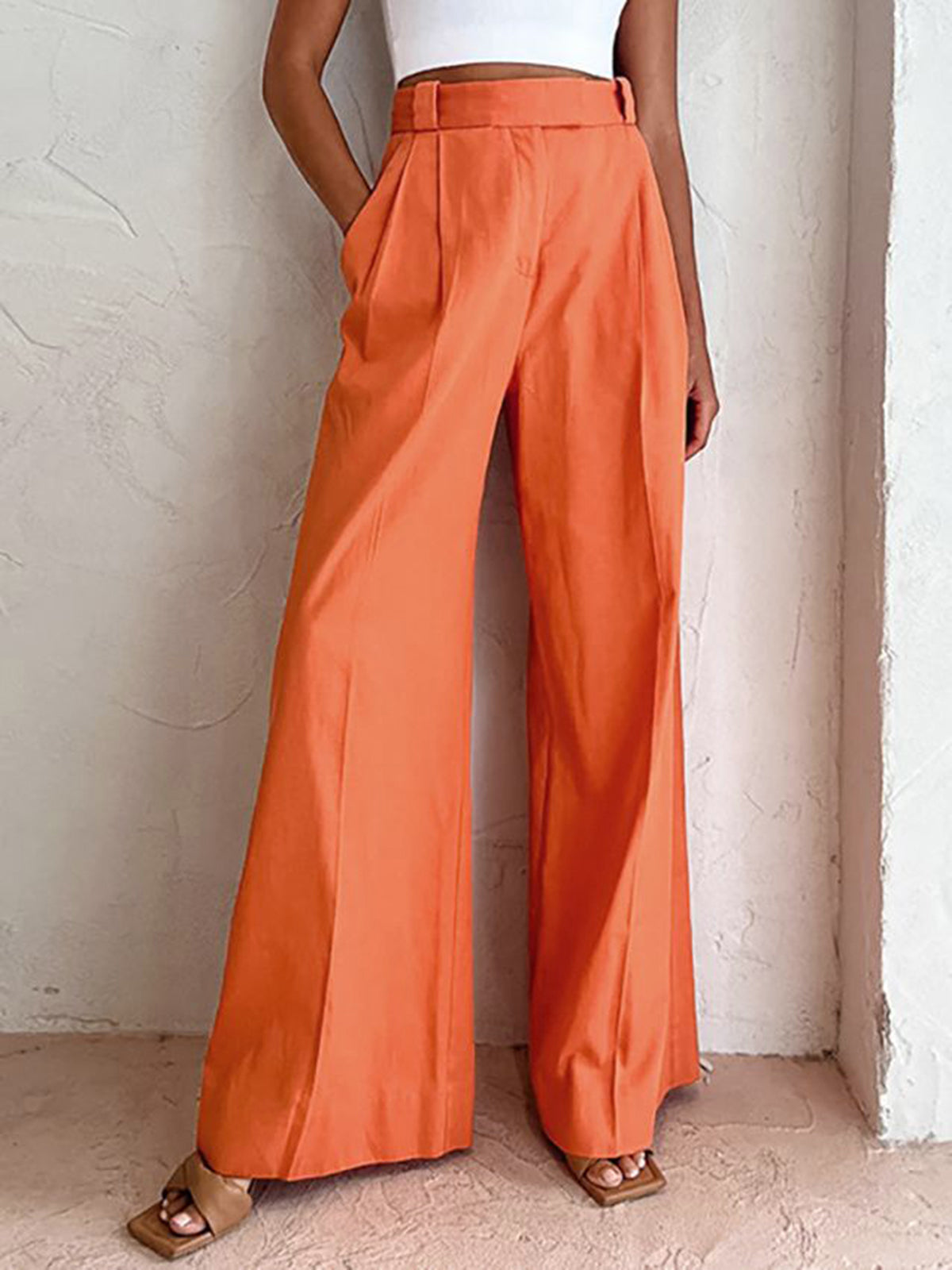 Eveloria Damen Weite Baumwollhose