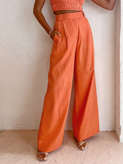 Eveloria Damen Weite Baumwollhose - Eveloria