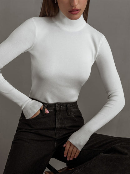 Damen Winterpullover Schlank Geschnitten