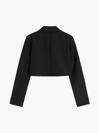 Damen Cropped Blazer Bürooutfit