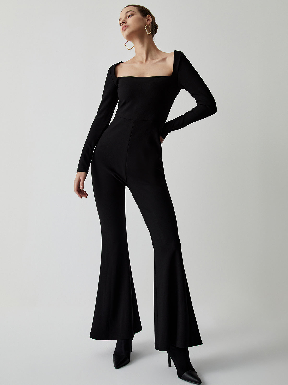 Zarah Damen Flare Jumpsuit Komfort