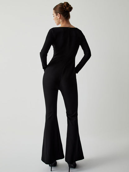 Zarah Damen Flare Jumpsuit Komfort