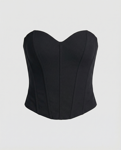 Eveloria Damen Korsett Reißverschluss Stretch