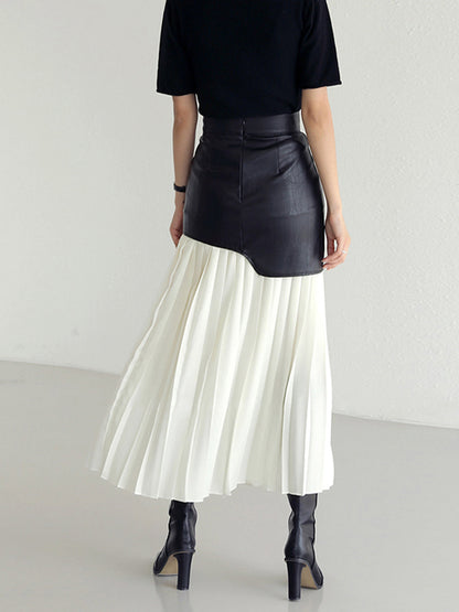 Damen Asymmetrischer Midi Rock Sommerkleid