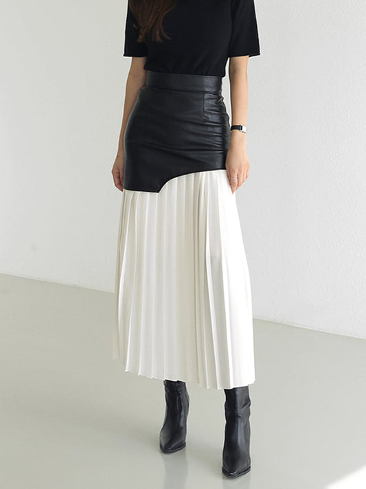 Damen Asymmetrischer Midi Rock Sommerkleid - Eveloria