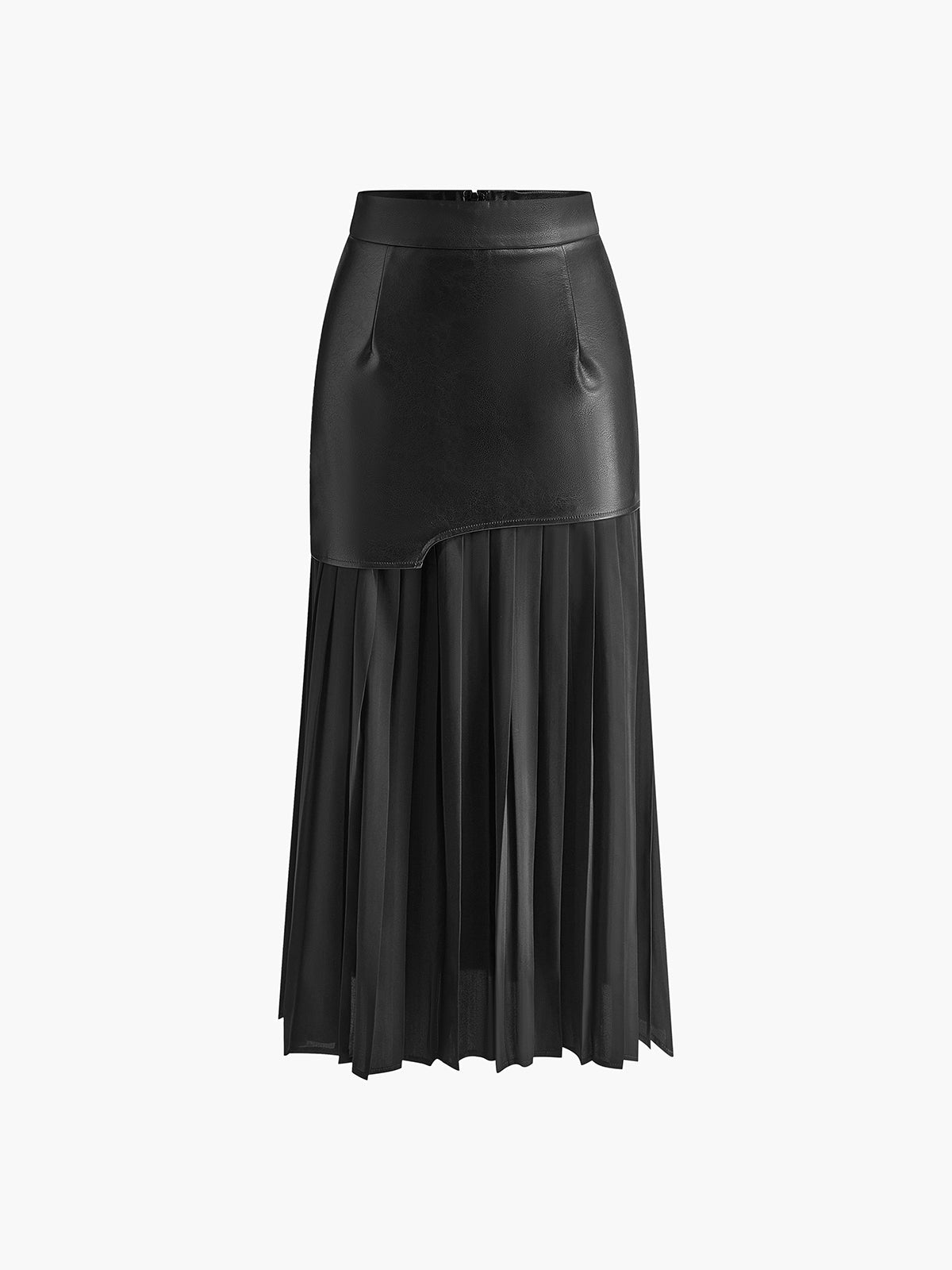 Damen Asymmetrischer Midi Rock Sommerkleid
