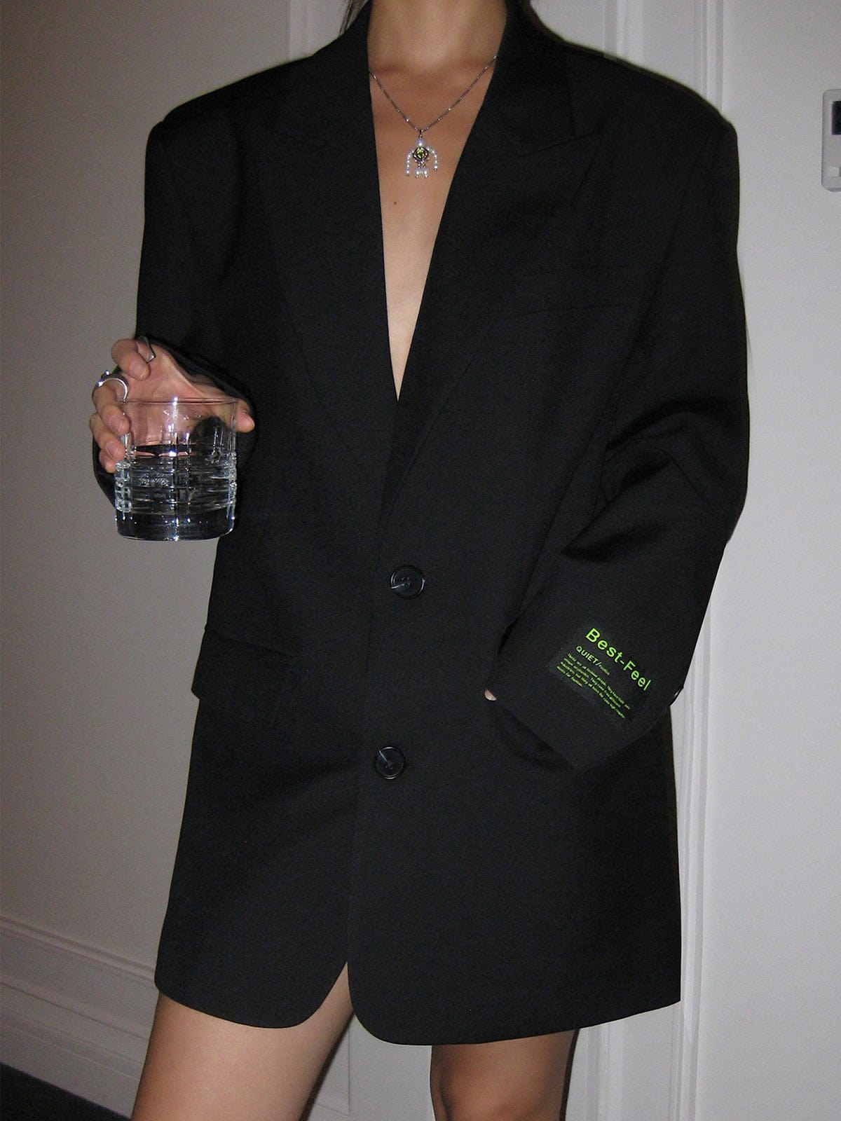 Damen Oversized Blazer Modern Minimale Optik