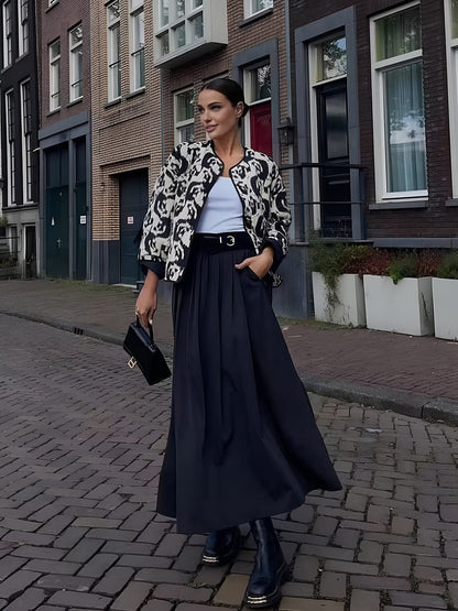 Leona Damenjacke Animal-Print