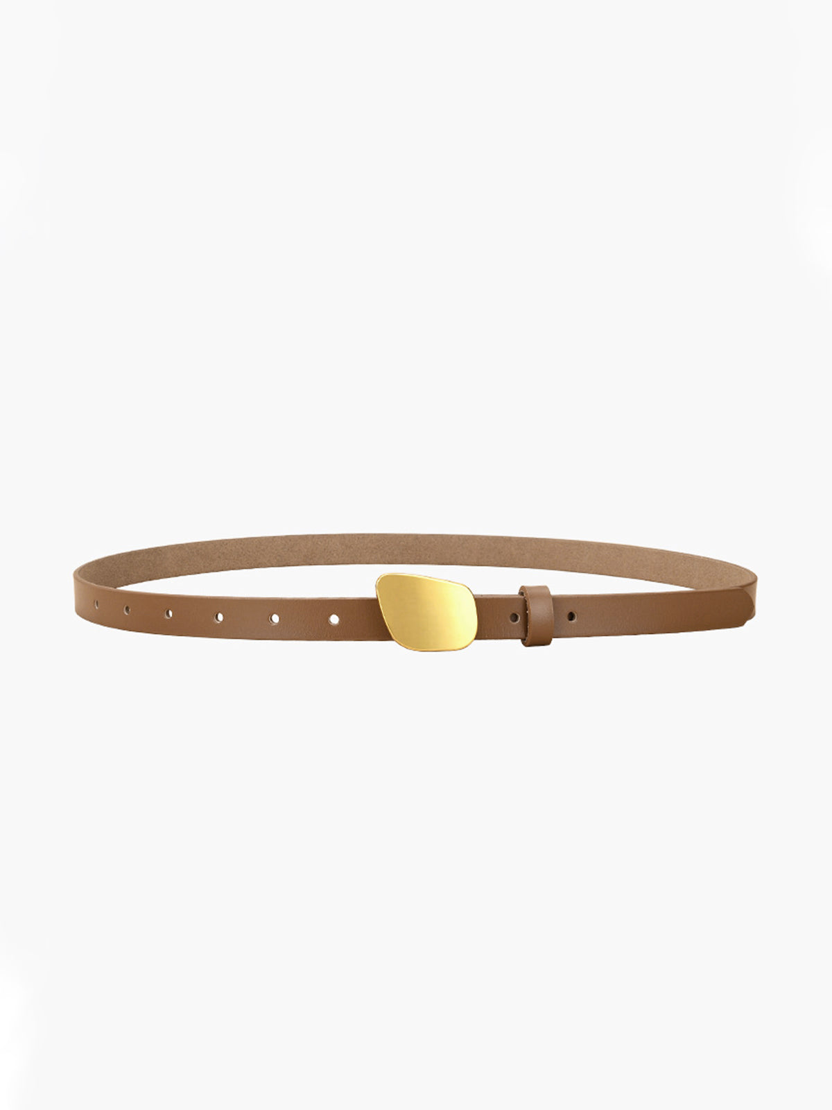 Damen Gürtel Mit Goldknopf - Norvielle