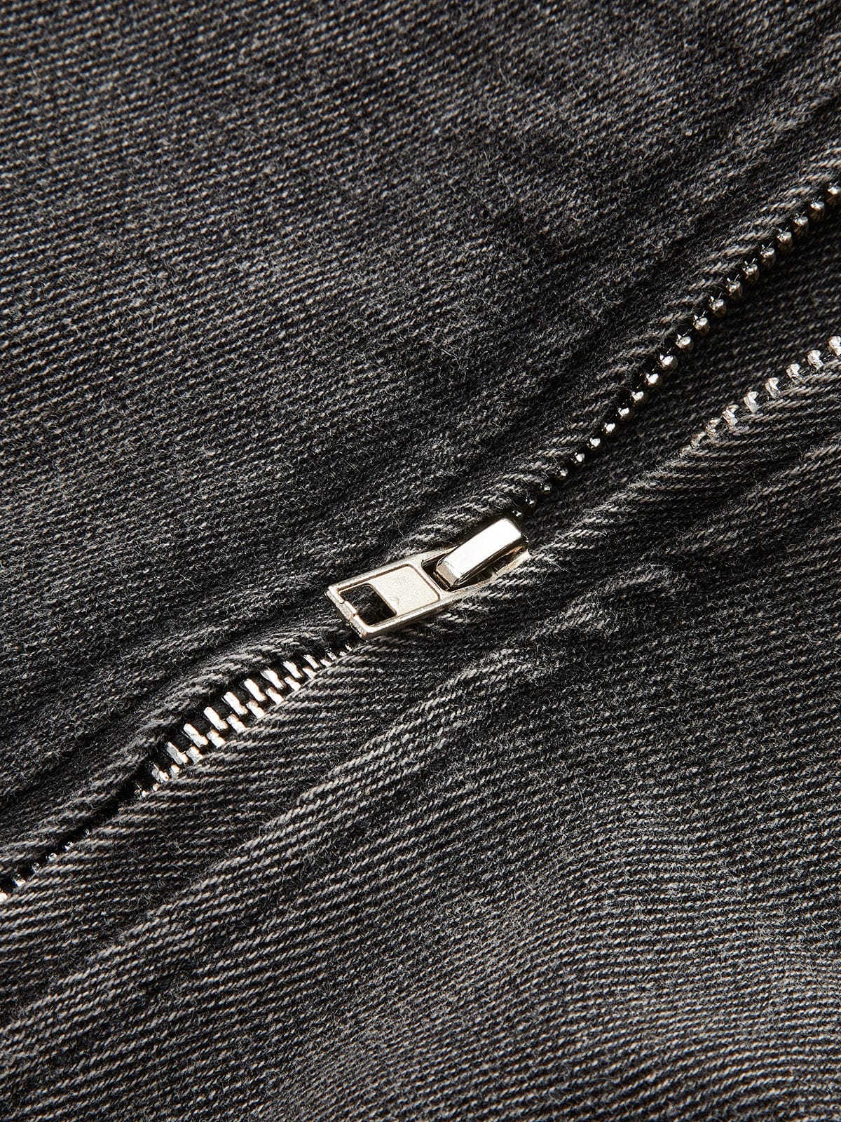 e Damen Bikerjacke Denim Cropped