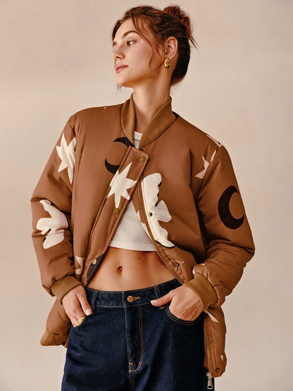 Damen Oversized Bomberjacke Urban Modern